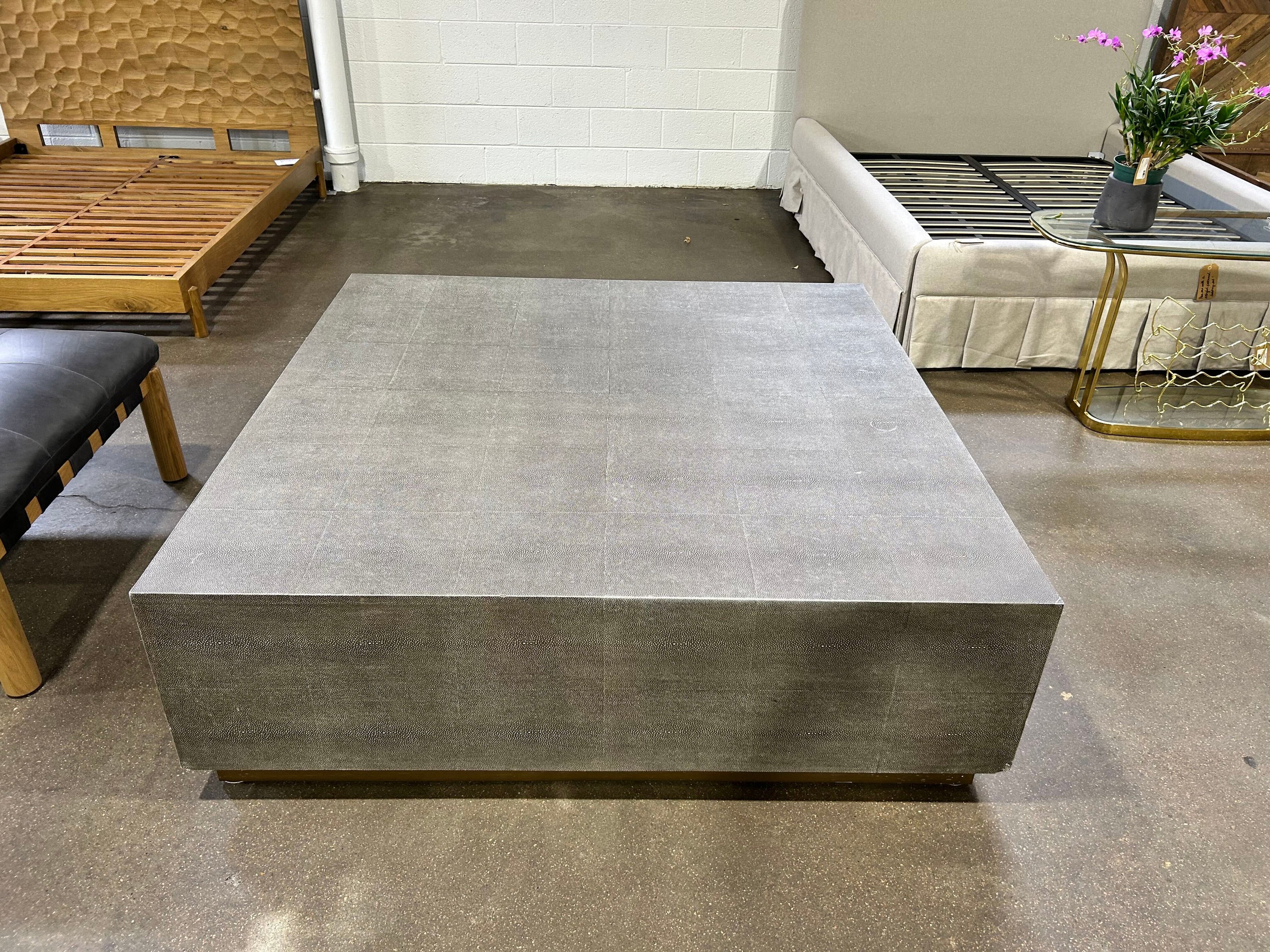 Hokku Design Shagreen Style Coffee Table - Image 4