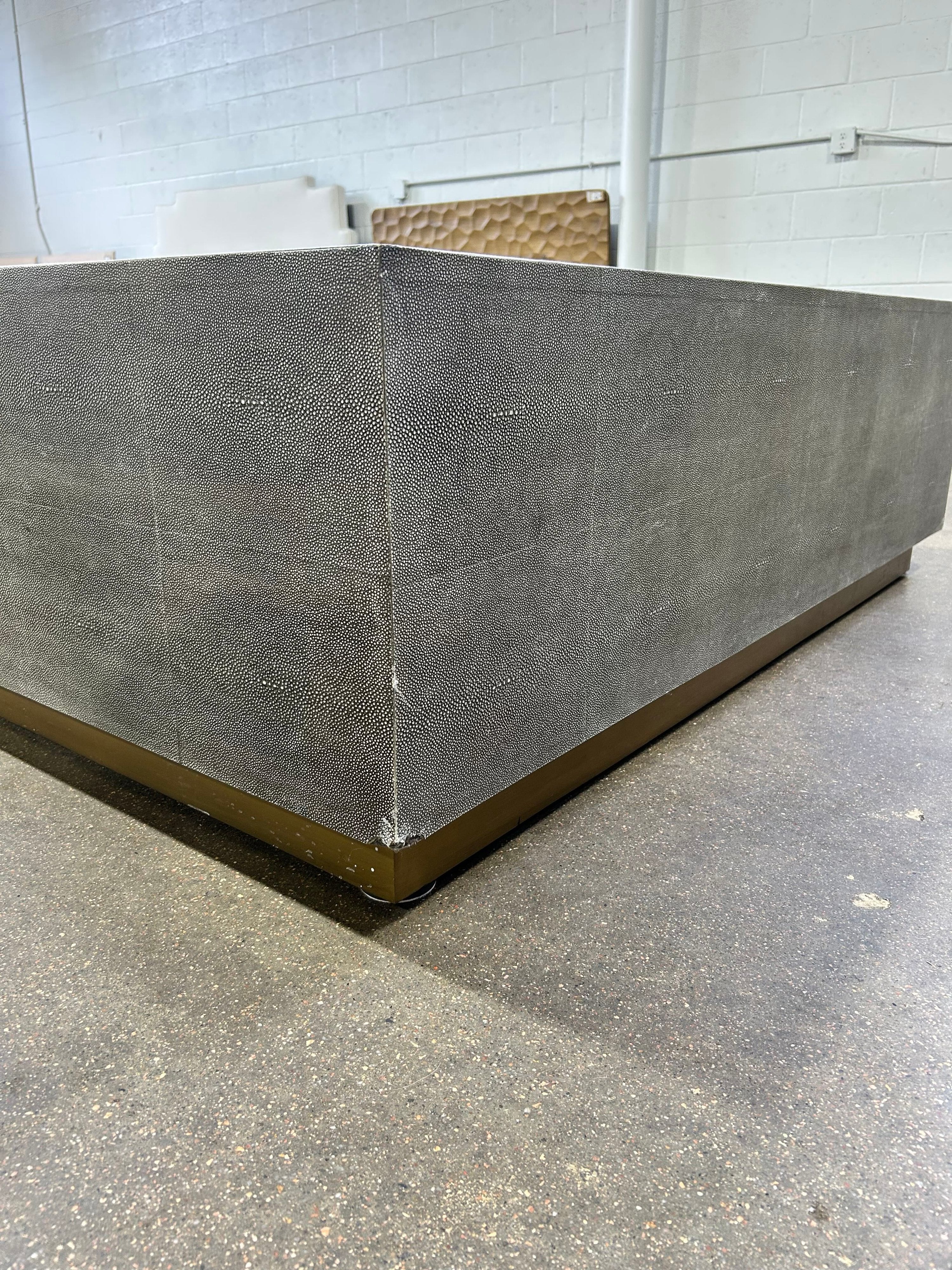 Hokku Design Shagreen Style Coffee Table - Image 5