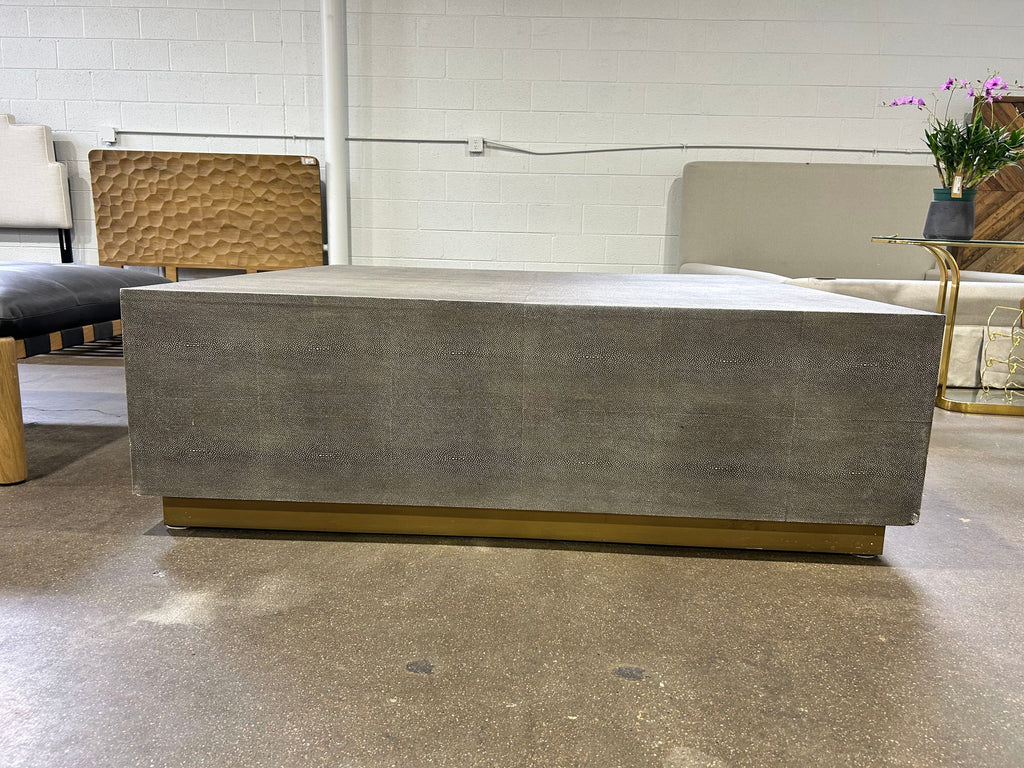 Hokku Design Shagreen Style Coffee Table - Image 3