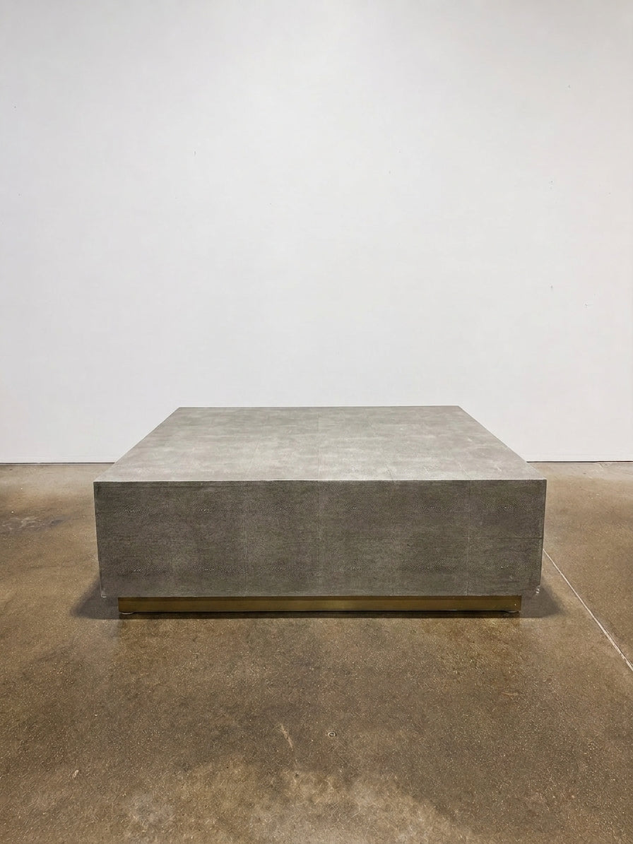 Hokku Design Shagreen Style Coffee Table - Image 1