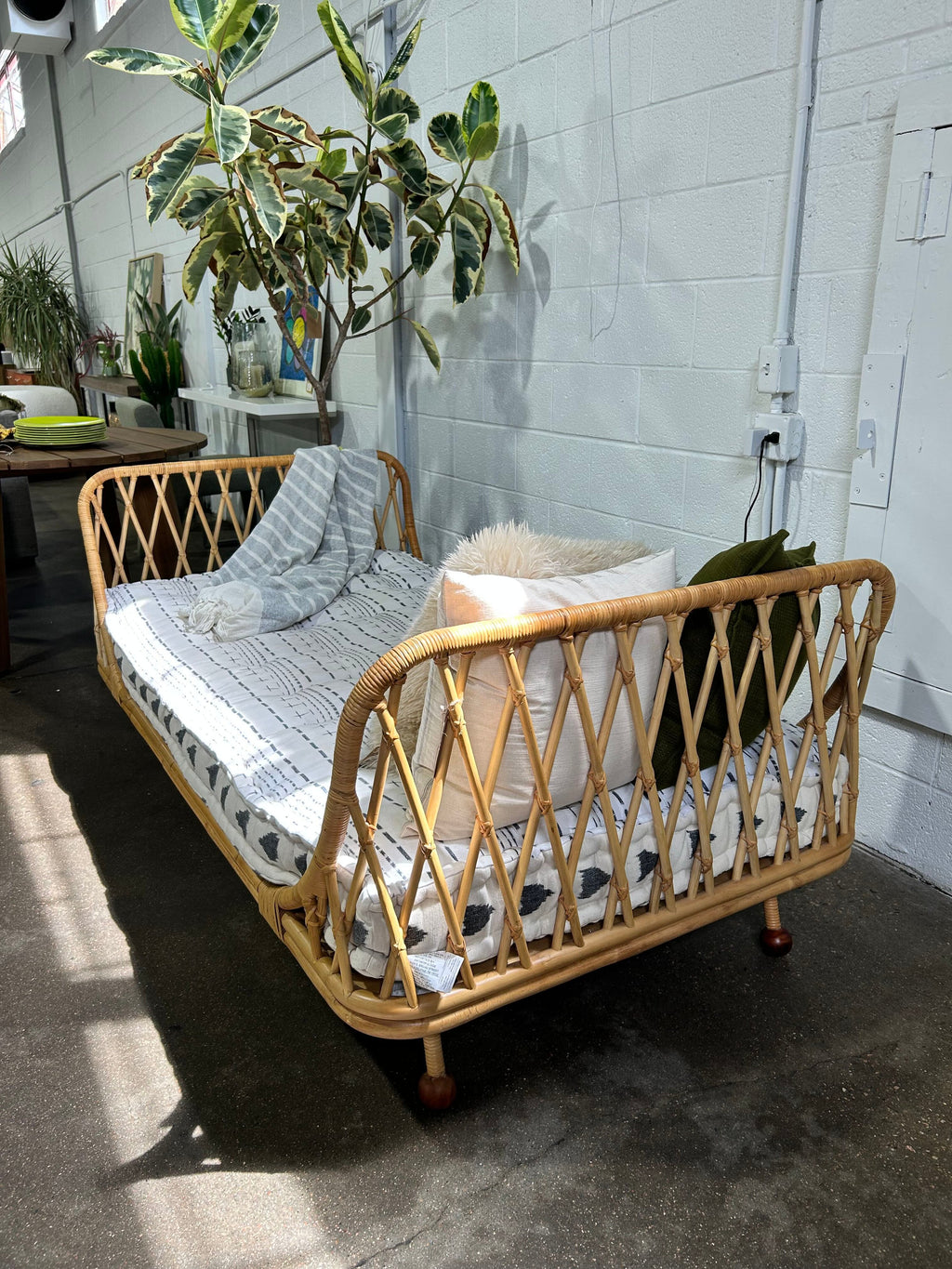 Anthropologie Pari Rattan Daybed - Image 3