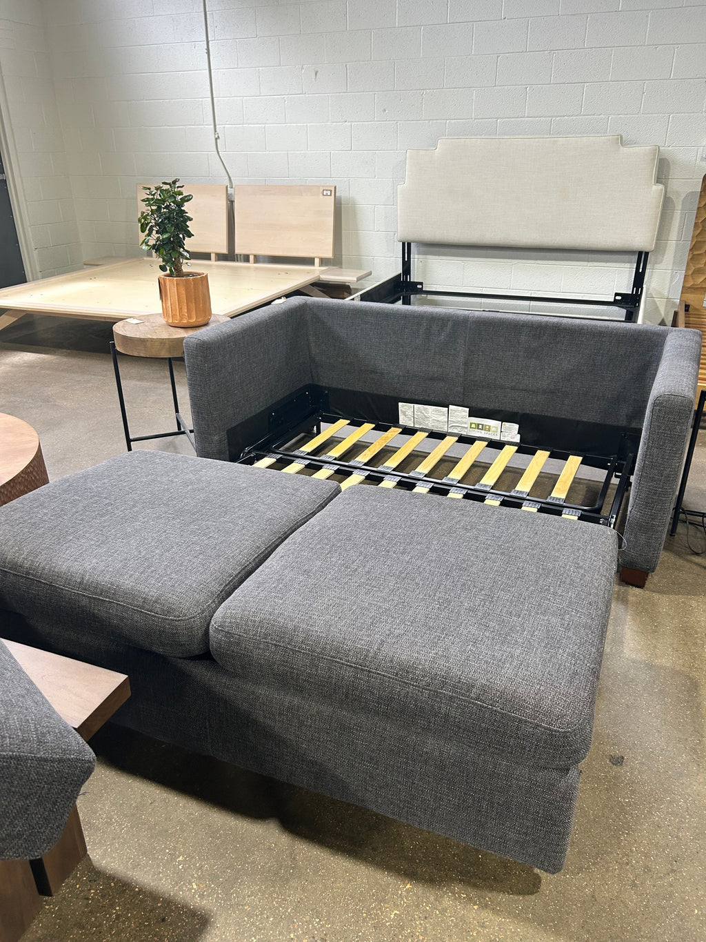 Living Spaces Queen Sleeper Sofa - Image 6