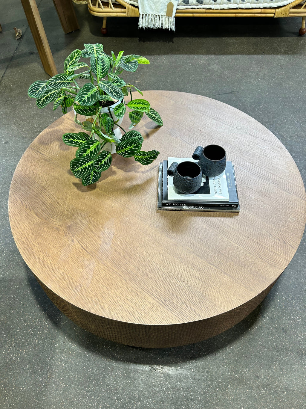 CB2 Hawk 48" Round Coffee Table - Image 4