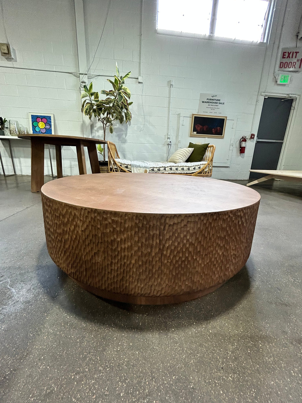 CB2 Hawk 48" Round Coffee Table - Image 2