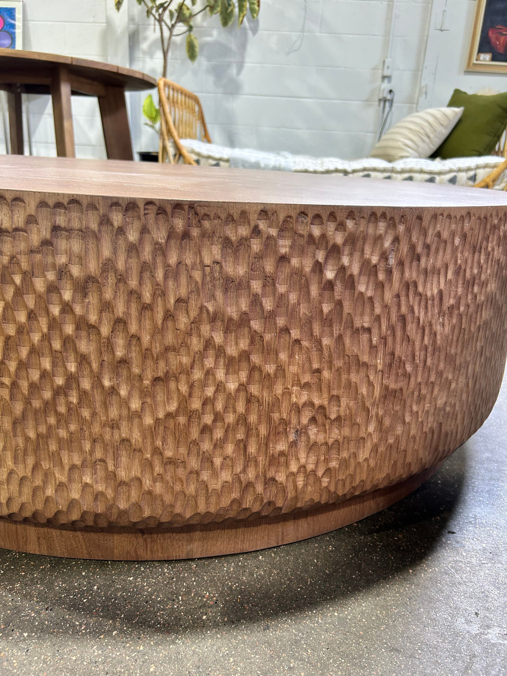 CB2 Hawk 48" Round Coffee Table - Image 6