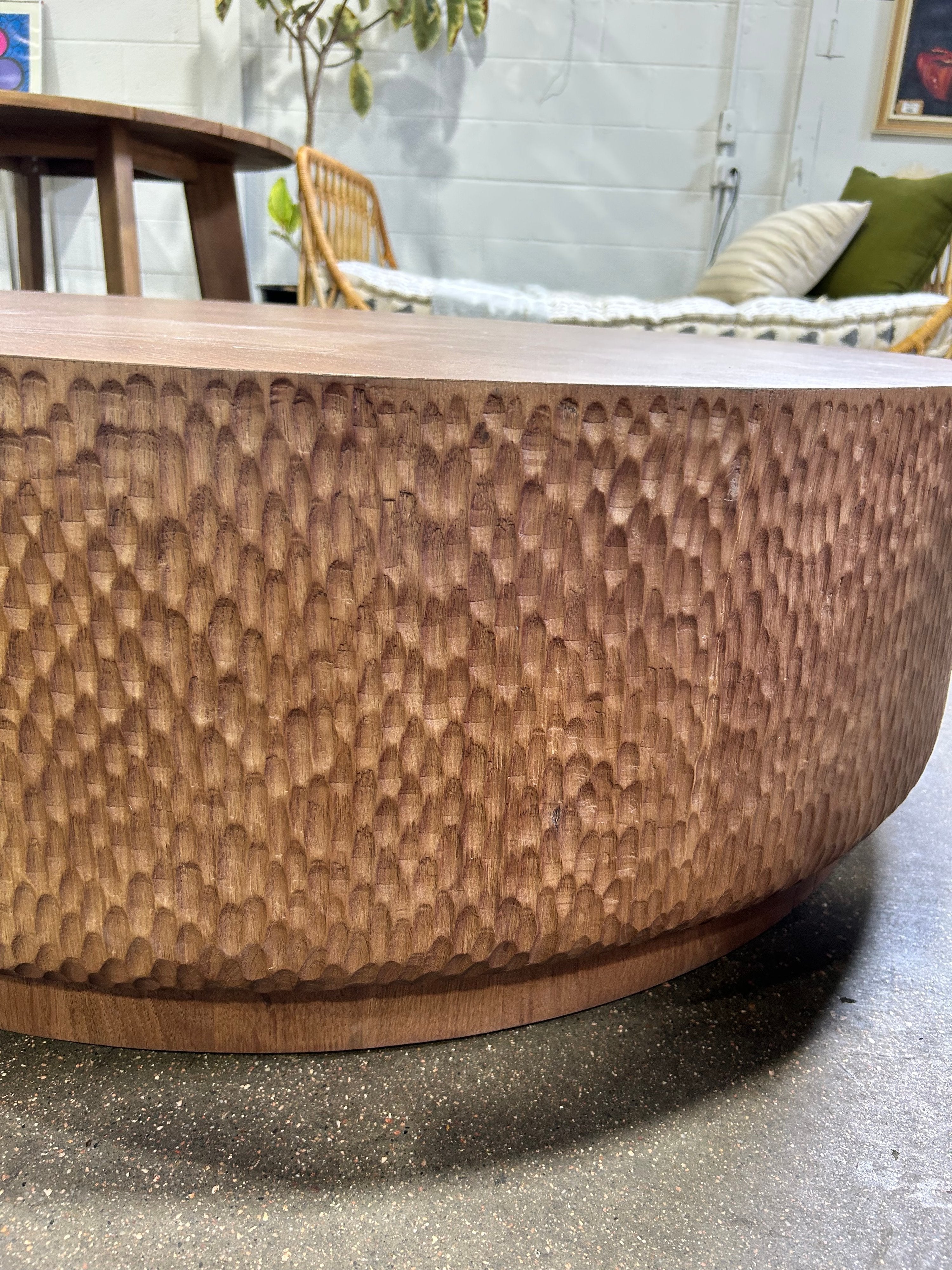 CB2 Hawk 48" Round Coffee Table - Image 6