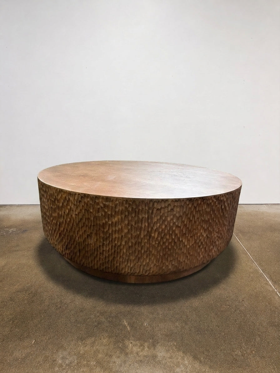 CB2 Hawk 48" Round Coffee Table - Image 1