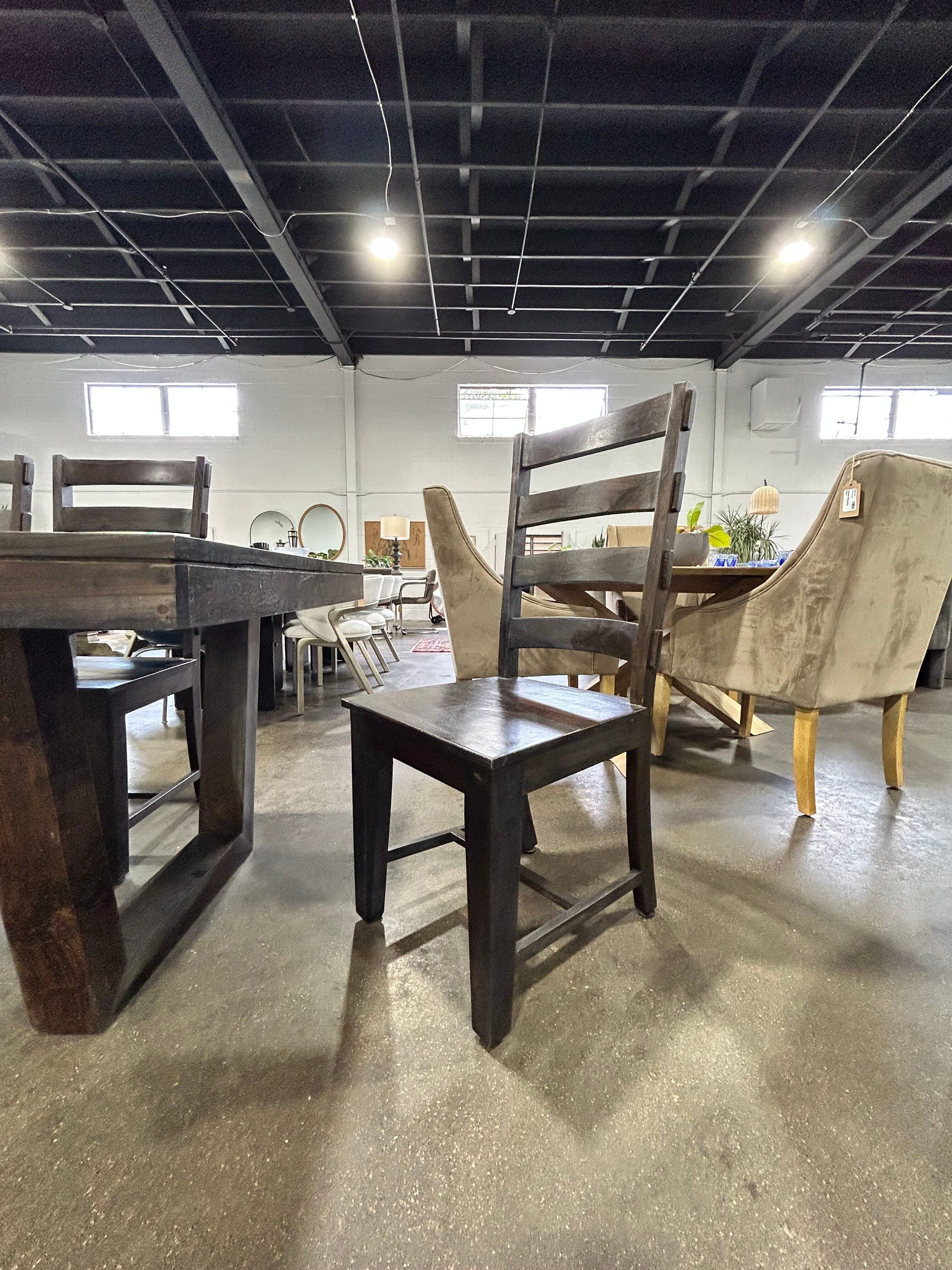 Solid Wood Dining Table & 4 Chairs - Image 3