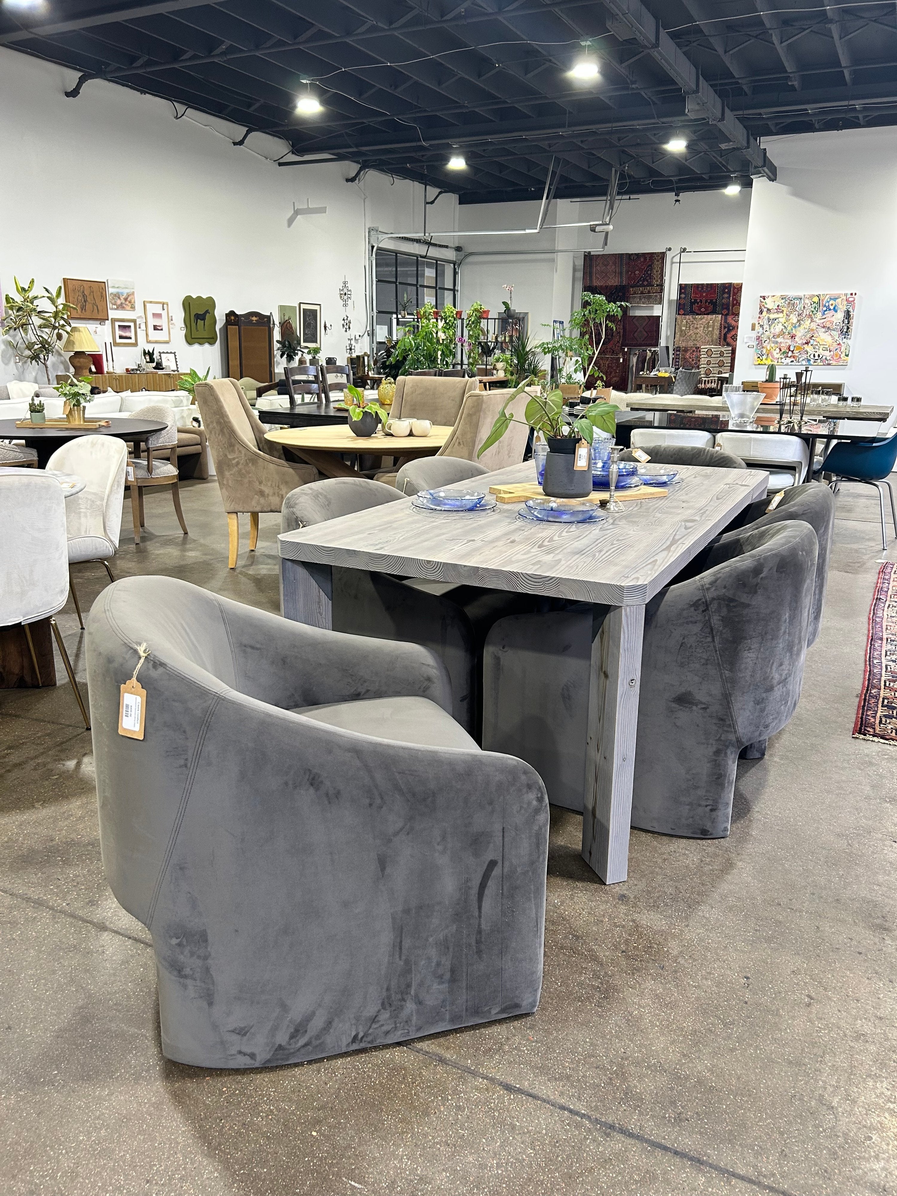 Create Comfort Upholstered Oversized Dining Chairs (6 available) - Image 4
