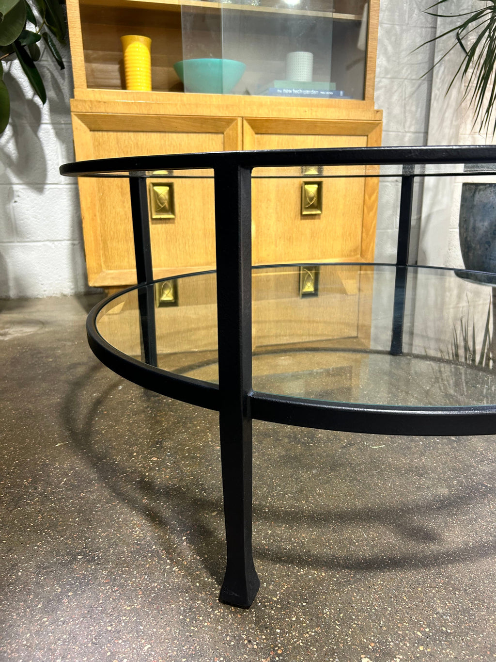 Round Glass Coffee Table - Image 3