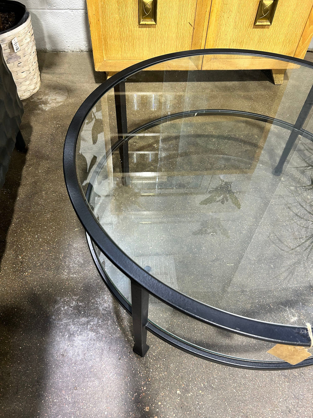 Round Glass Coffee Table - Image 4