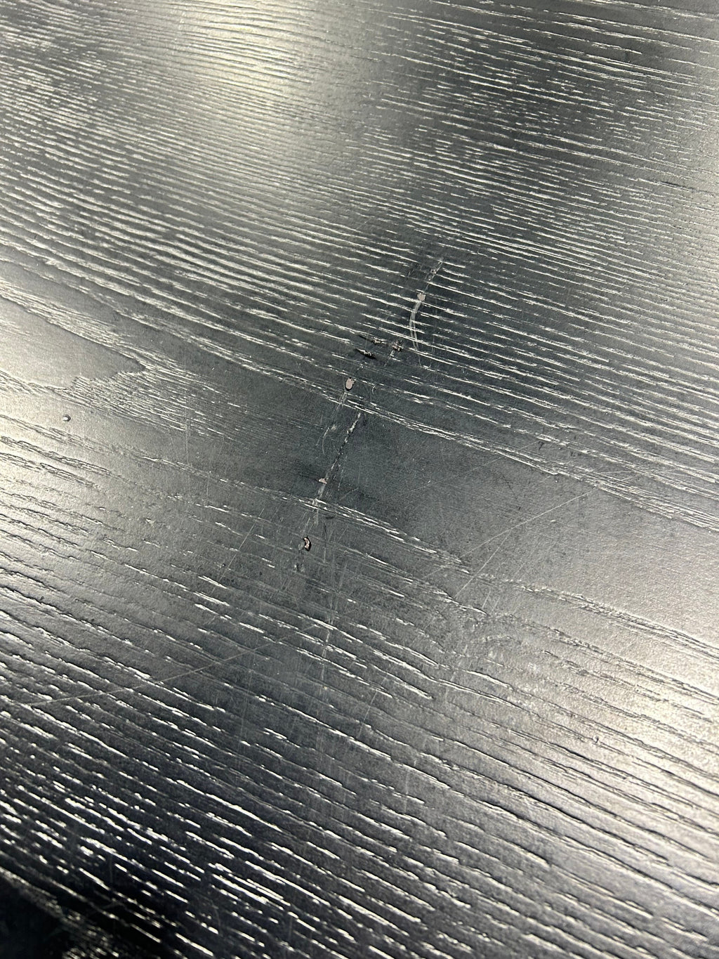 Dunn Black Ash Wood Dining Table - Image 3