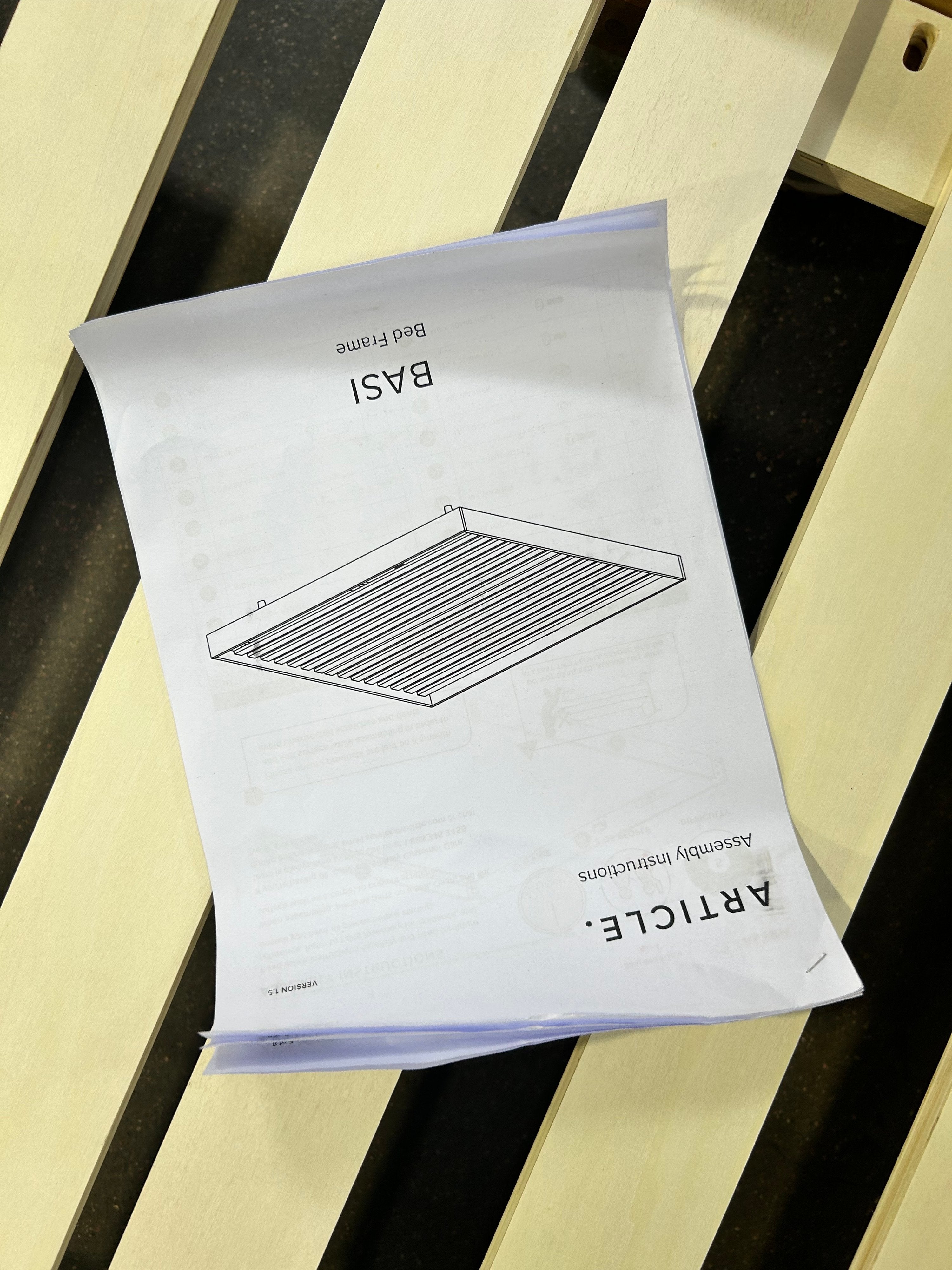 Basi Bed Frame + Kouva Headboard Queen - Image 7