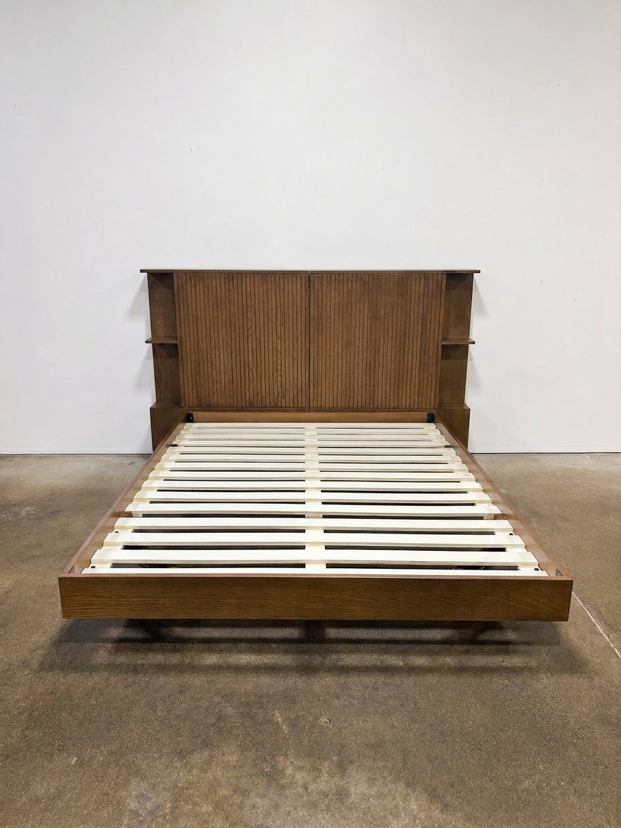 Basi Bed Frame + Kouva Headboard Queen - Image 1