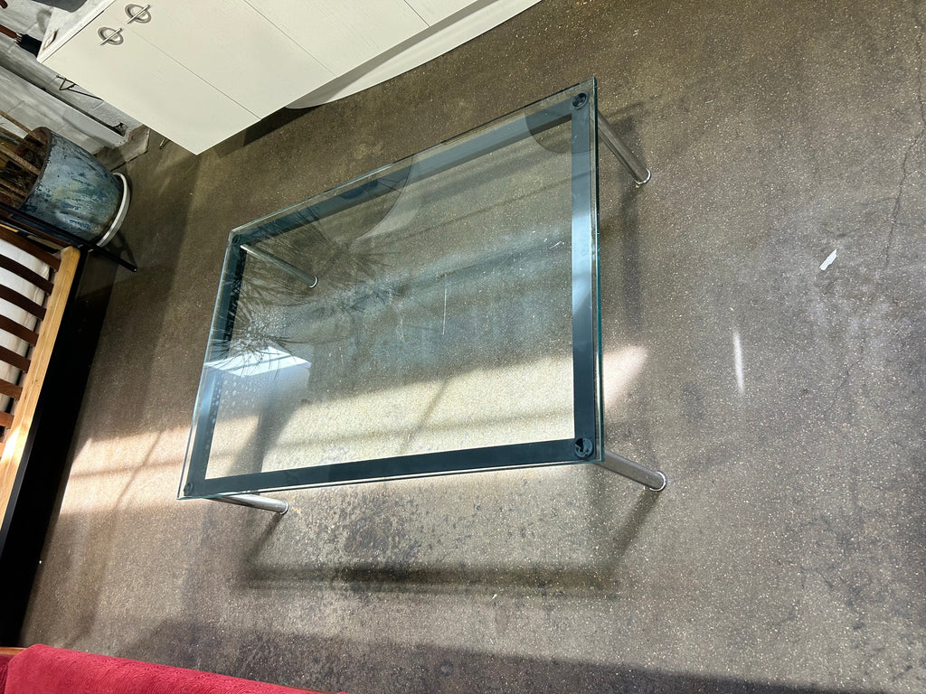 Le Corbusier Style LC10 Rectangle Coffee Table - Image 3