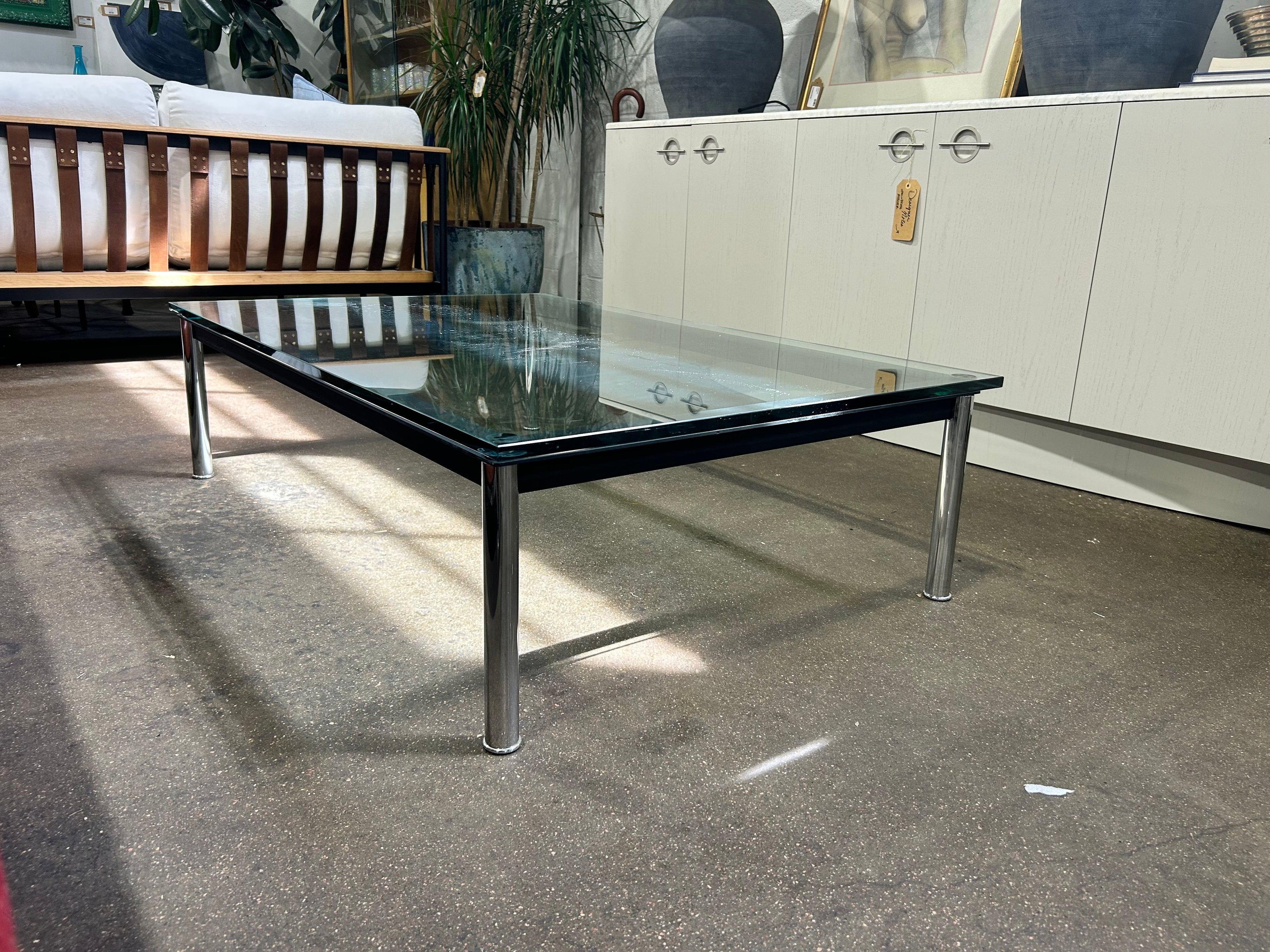 Le Corbusier Style LC10 Rectangle Coffee Table - Image 2