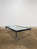 Le Corbusier Style LC10 Rectangle Coffee Table - Image 1