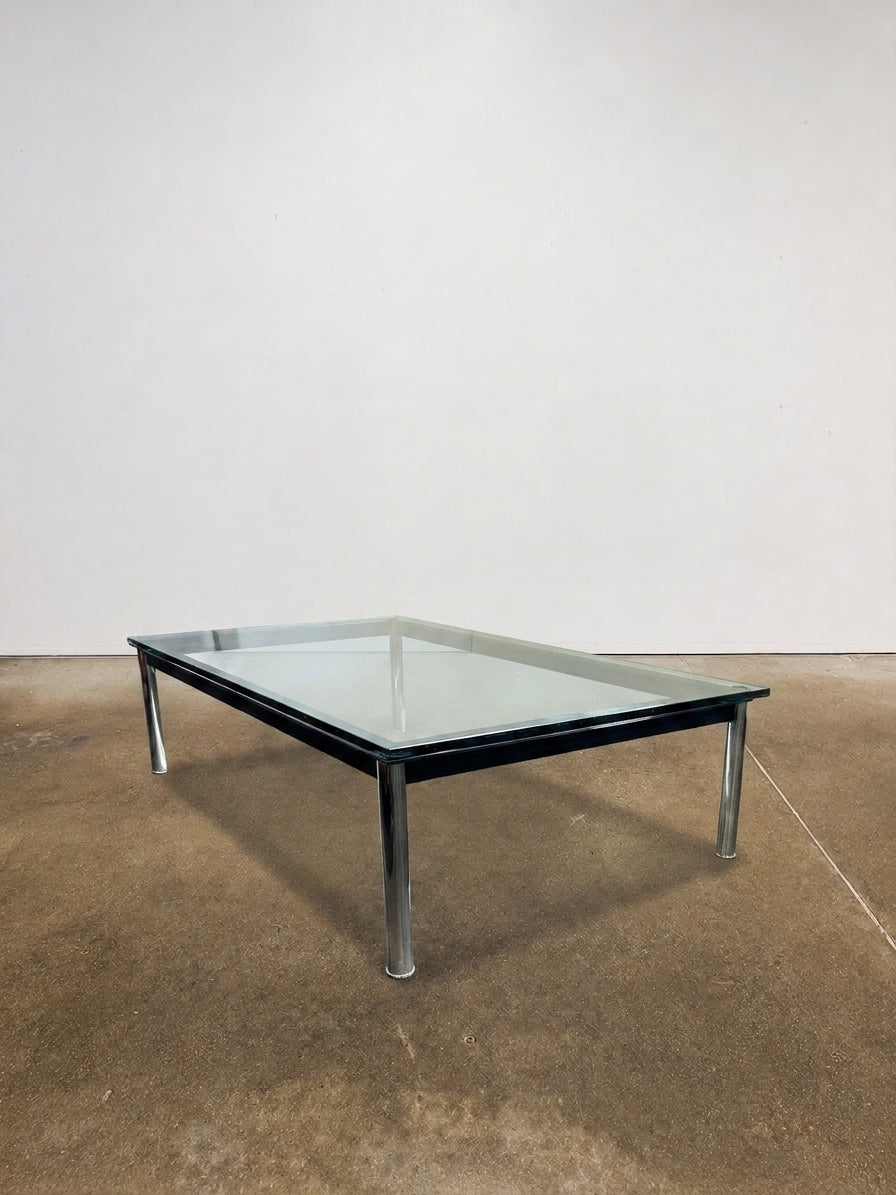 Le Corbusier Style LC10 Rectangle Coffee Table - Image 1