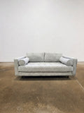 Sven 72" Tufted Loveseat Stone Grey - Image 1