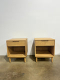 Raleigh Bedside Table- White Oak - Image 1