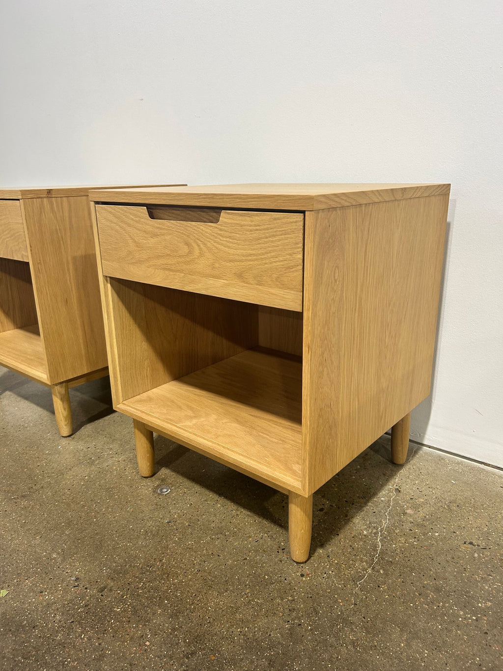 Raleigh Bedside Table- White Oak - Image 2