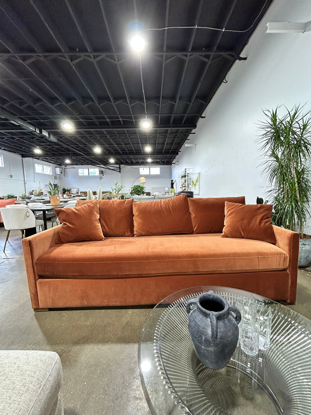 Scarlett 3-Seat Sofa - Rust - Image 2