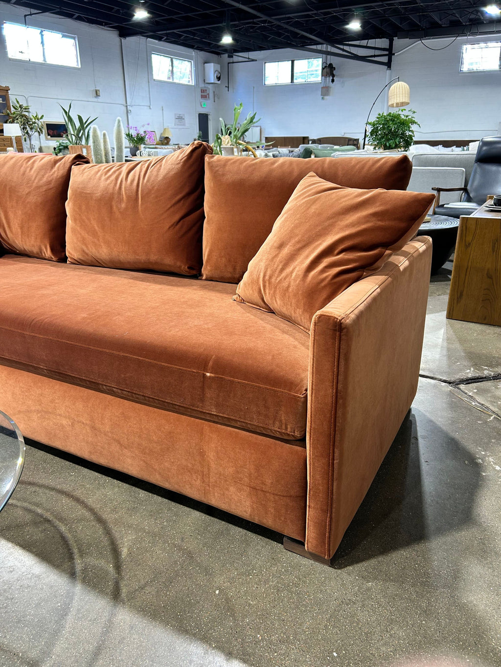 Scarlett 3-Seat Sofa - Rust - Image 4