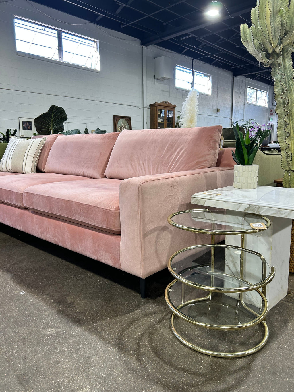 Sloan Left Chaise Sectional - Pink - Image 7