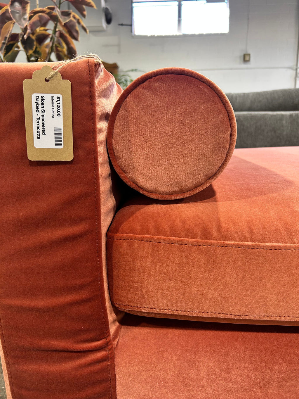 Sloan Slipcovered Daybed - Terracotta - Image 4