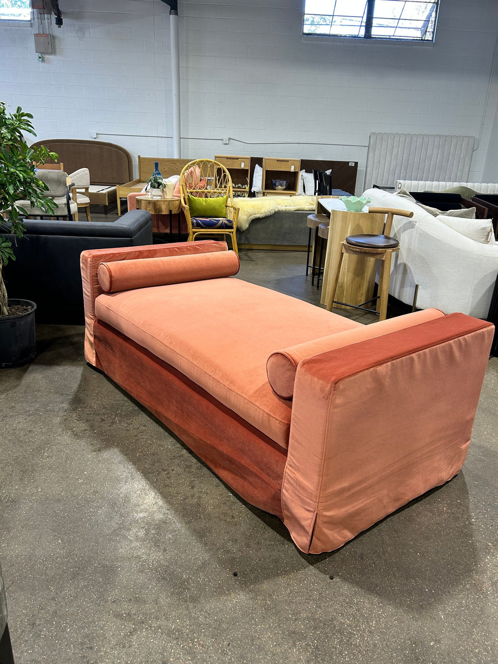 Sloan Slipcovered Daybed - Terracotta - Image 5