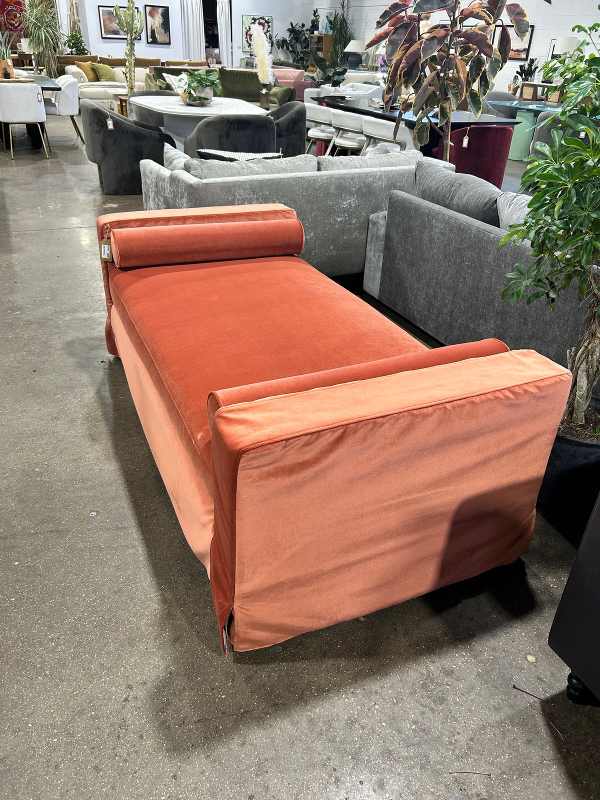 Sloan Slipcovered Daybed - Terracotta - Image 3