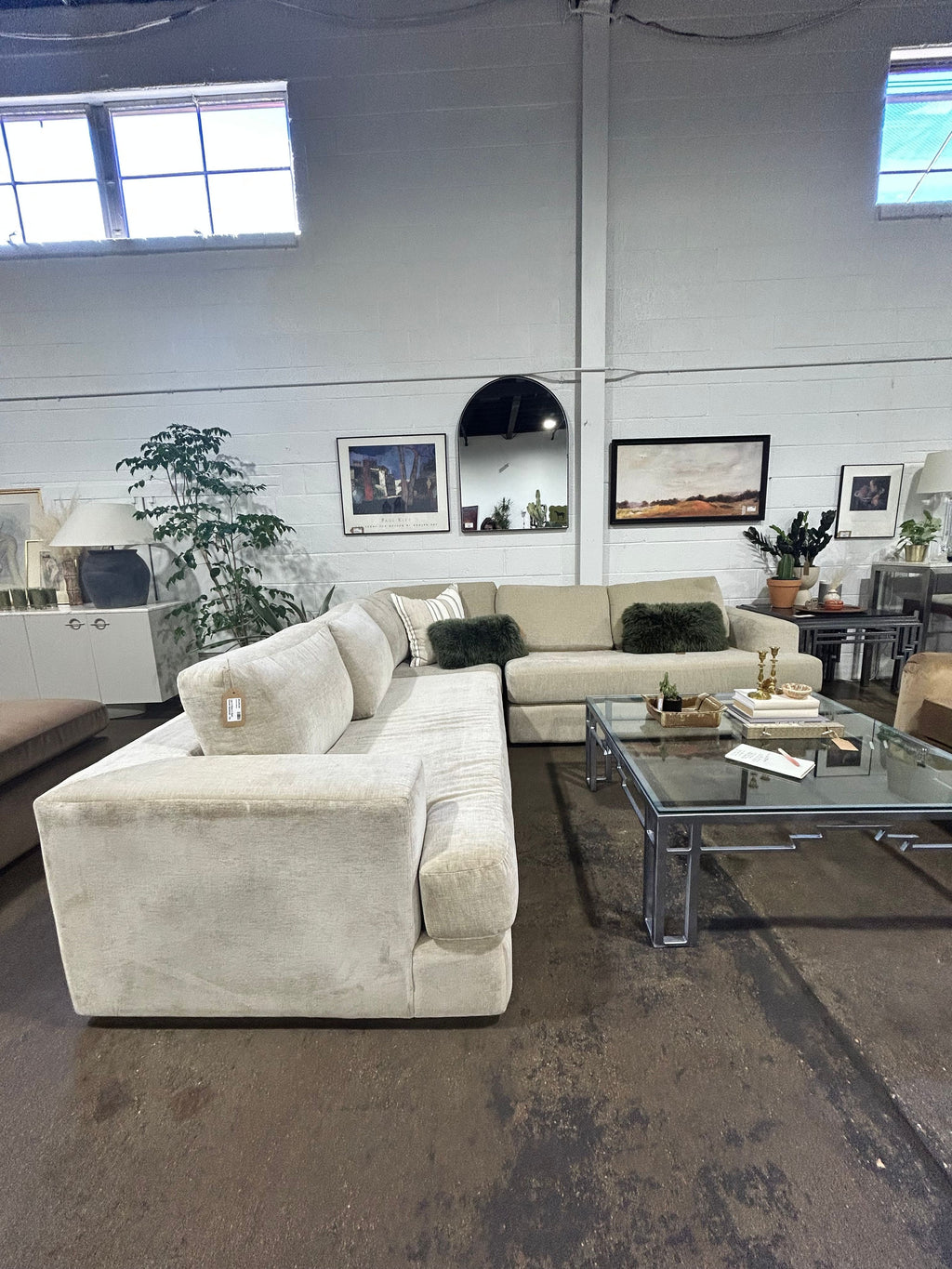 Lee 3-Piece 4-Seat Corner Sectional - Tan - Image 2