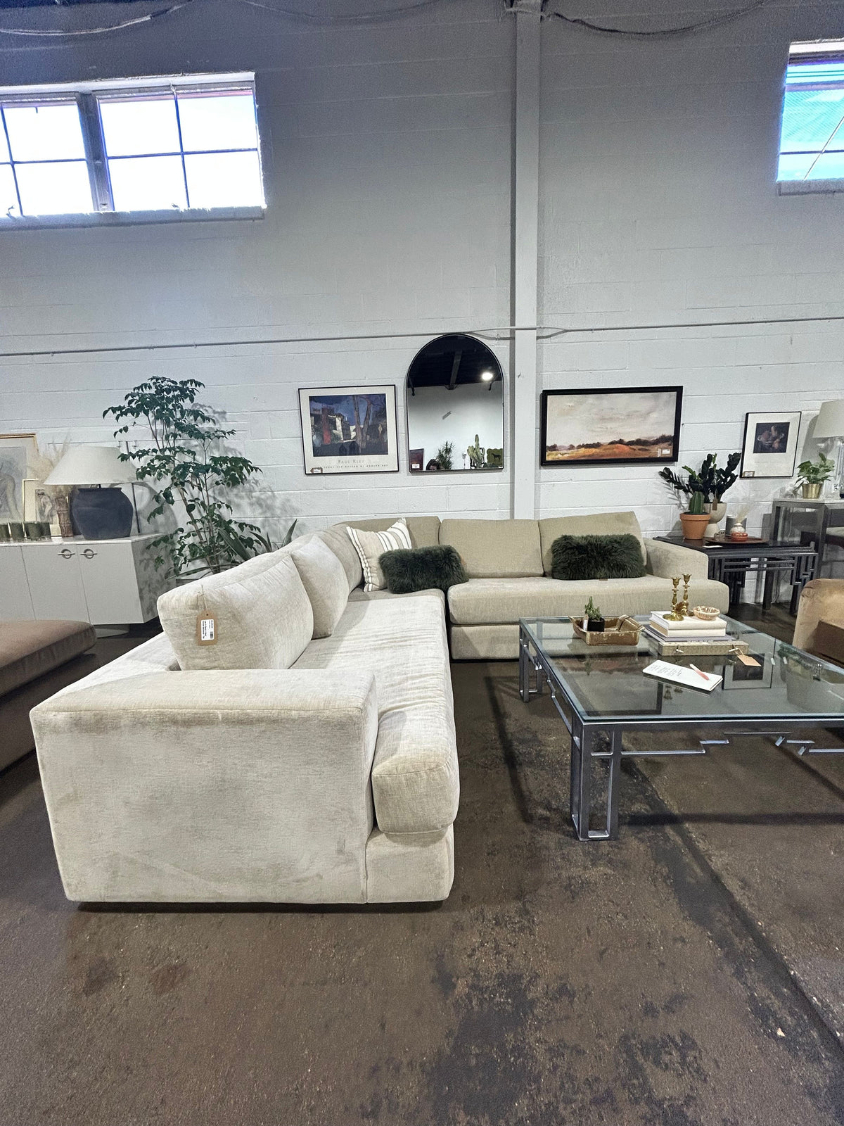Lee 3-Piece 4-Seat Corner Sectional - Tan - Image 2