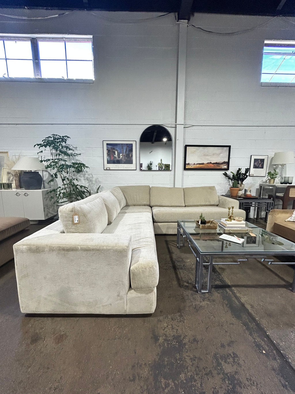Lee 3-Piece 4-Seat Corner Sectional - Tan - Image 1