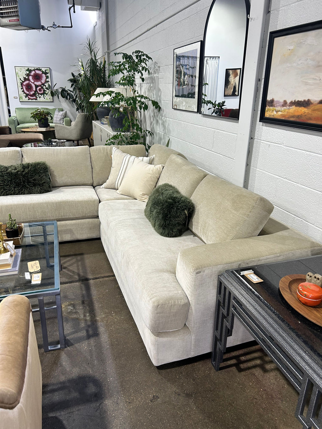 Lee 3-Piece 4-Seat Corner Sectional - Tan - Image 3