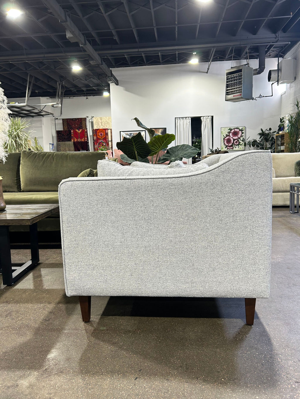 Caitlin Accent Chair - Moon Gray - Image 3