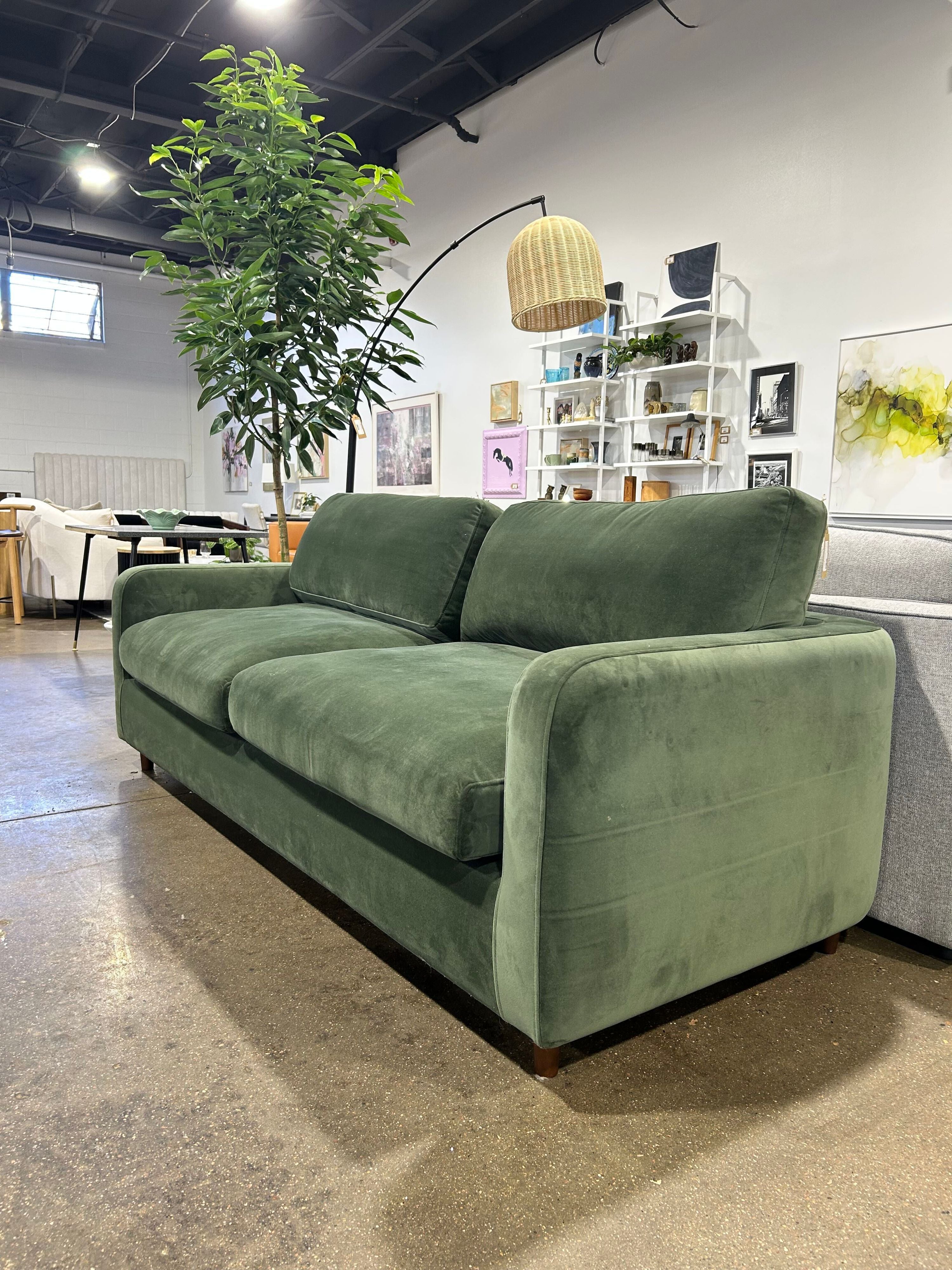 Vati 92" Velvet Sofa - Image 5