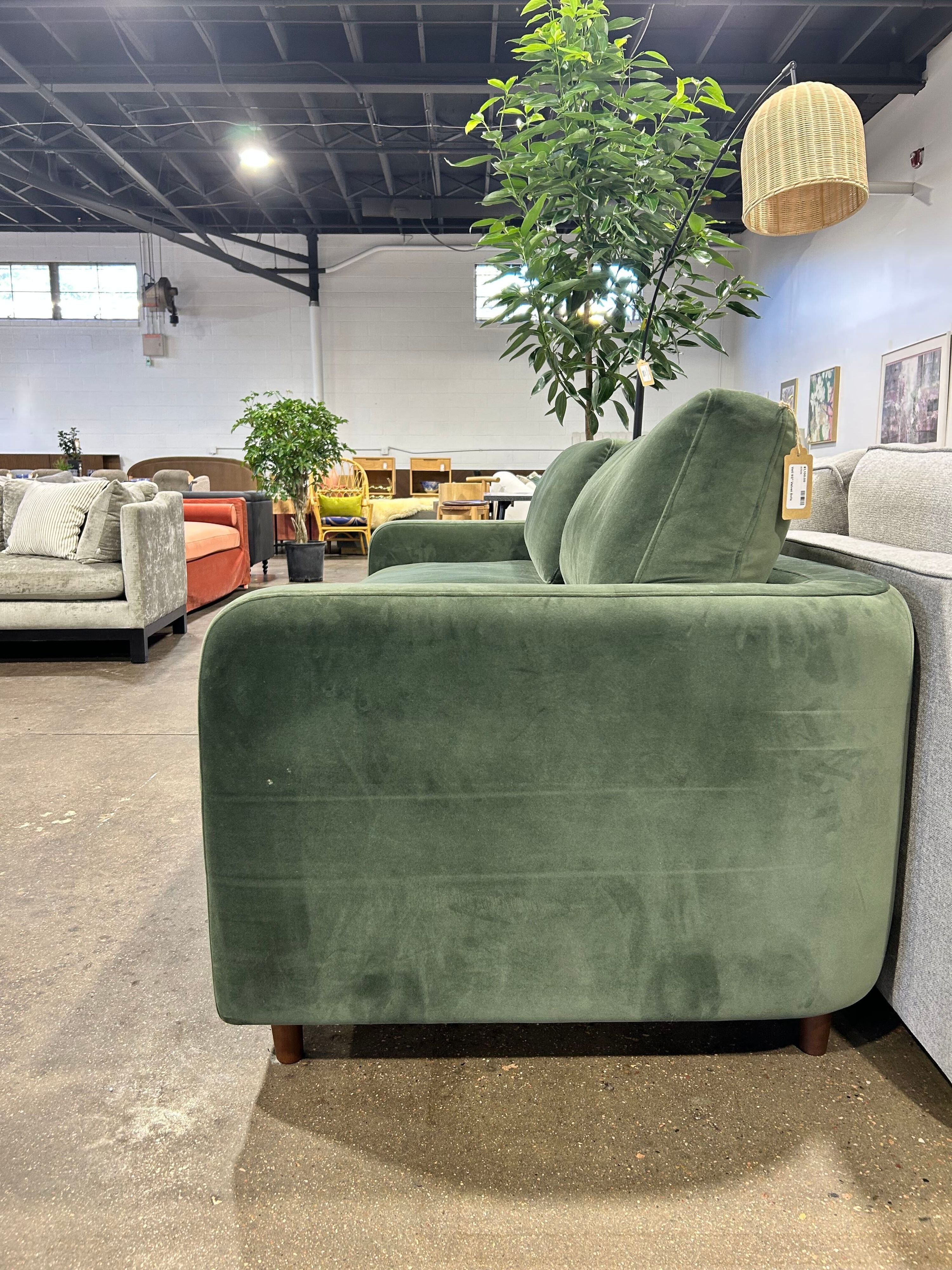 Vati 92" Velvet Sofa - Image 4