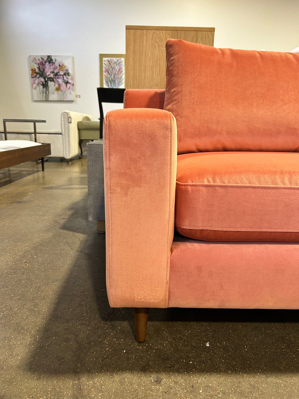 Sloan Chair and a Half - Coral - Image 5