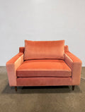 Sloan Chair and a Half - Coral - Image 1