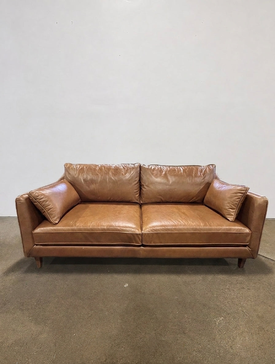 Caitlin Leather Sofa - Image 1