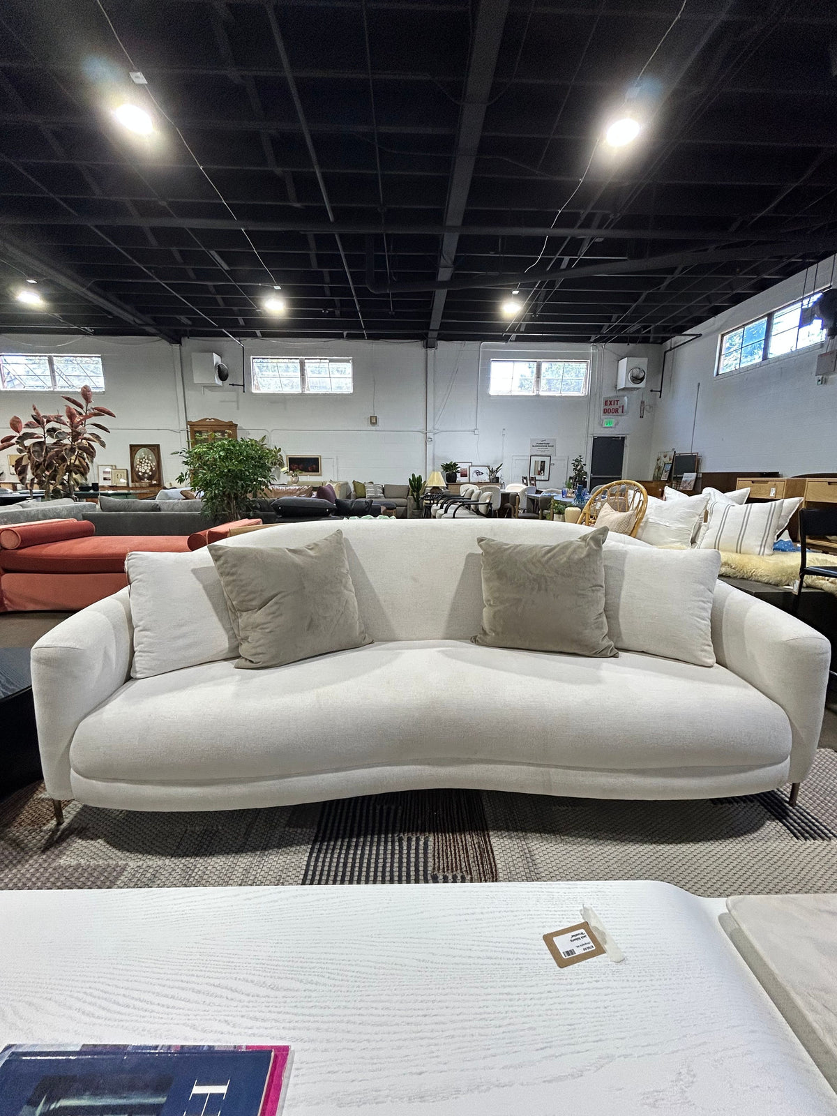 Fiona 2-Seat Sofa - White - Image 3