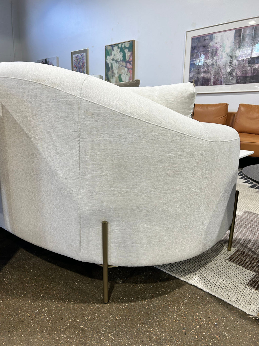 Fiona 2-Seat Sofa - White - Image 7