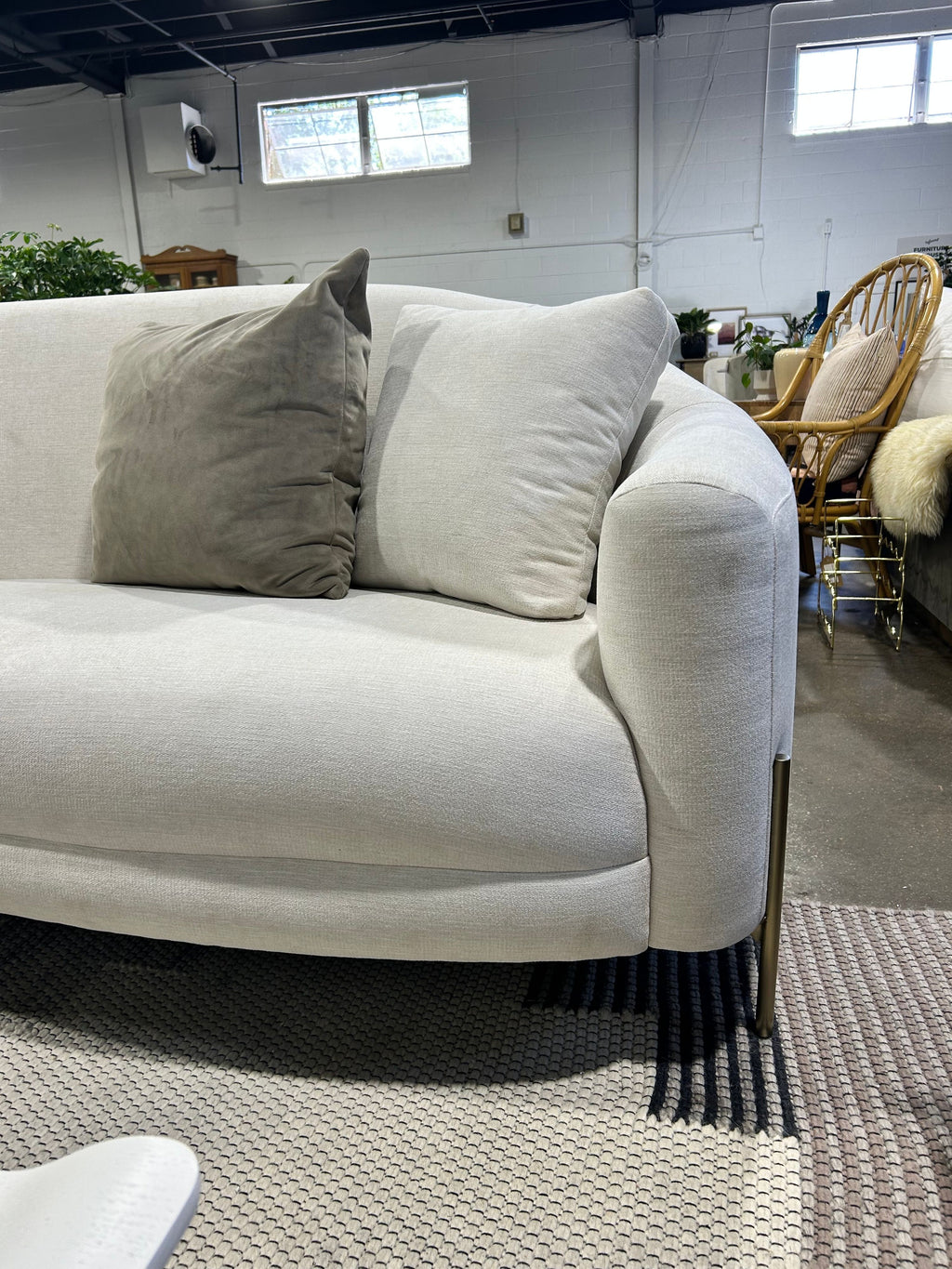 Fiona 2-Seat Sofa - White - Image 4