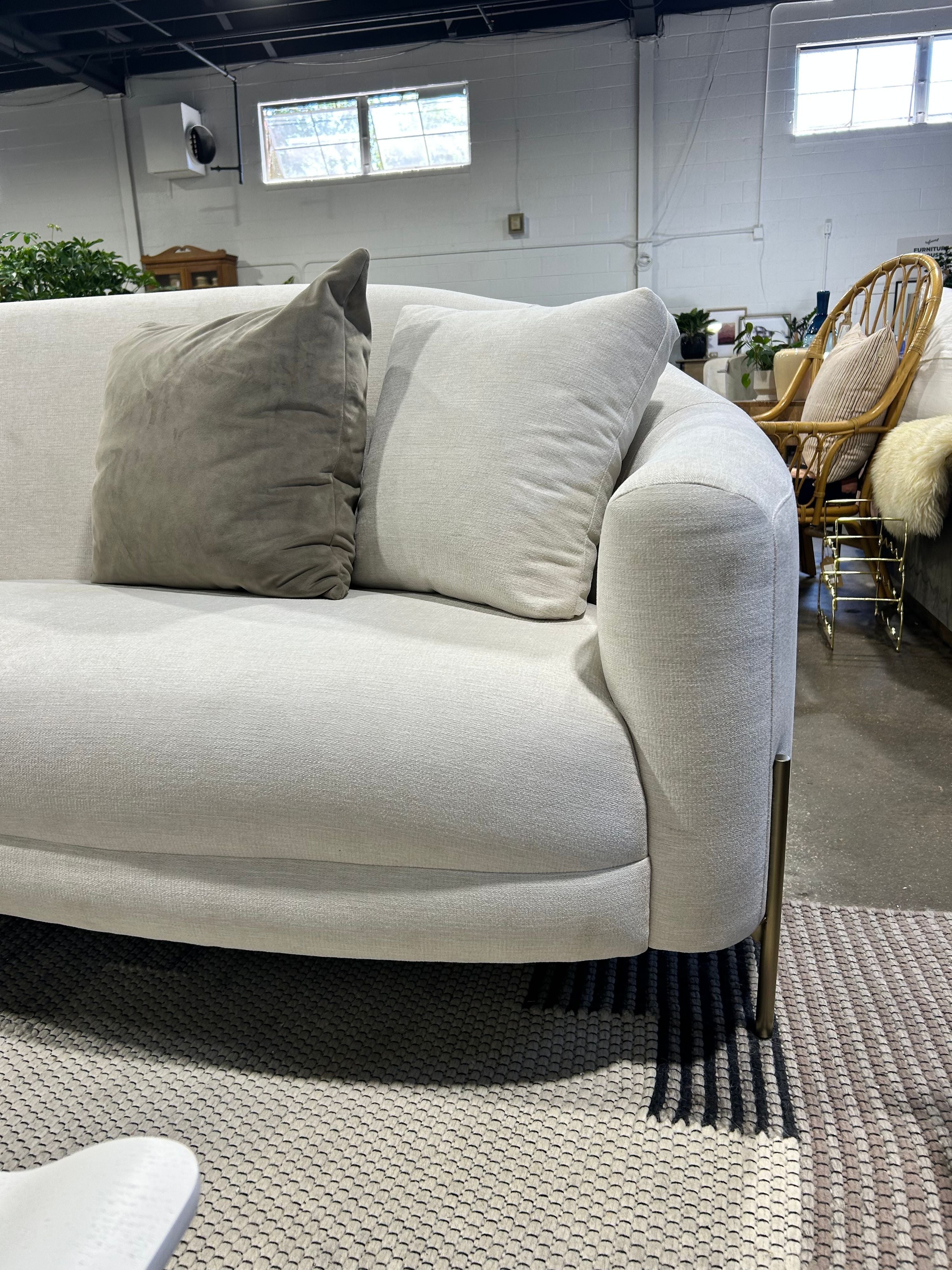 Fiona 2-Seat Sofa - White - Image 4