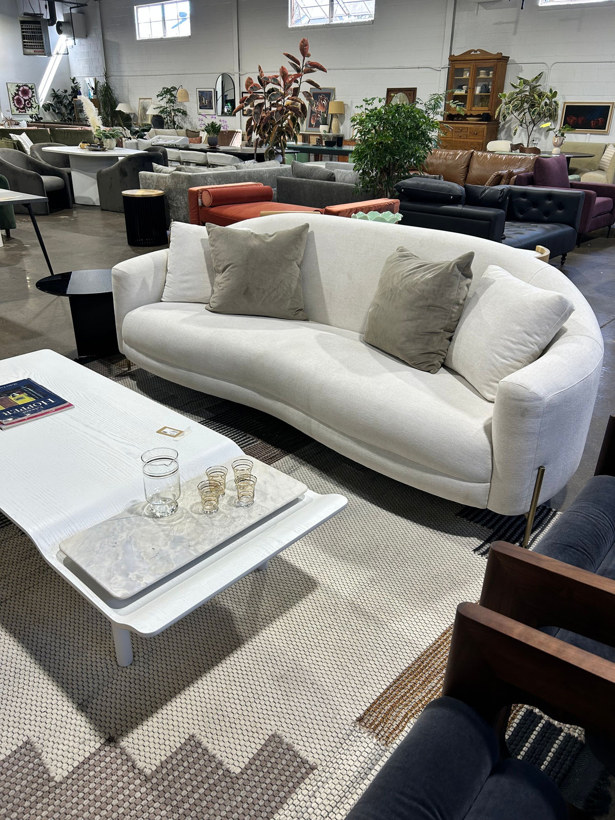 Fiona 2-Seat Sofa - White - Image 2
