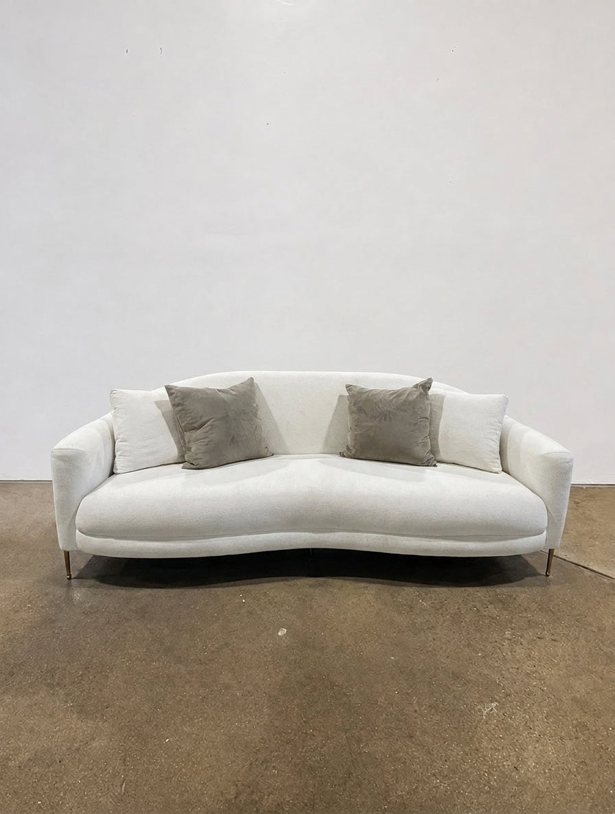 Fiona 2-Seat Sofa - White - Image 1