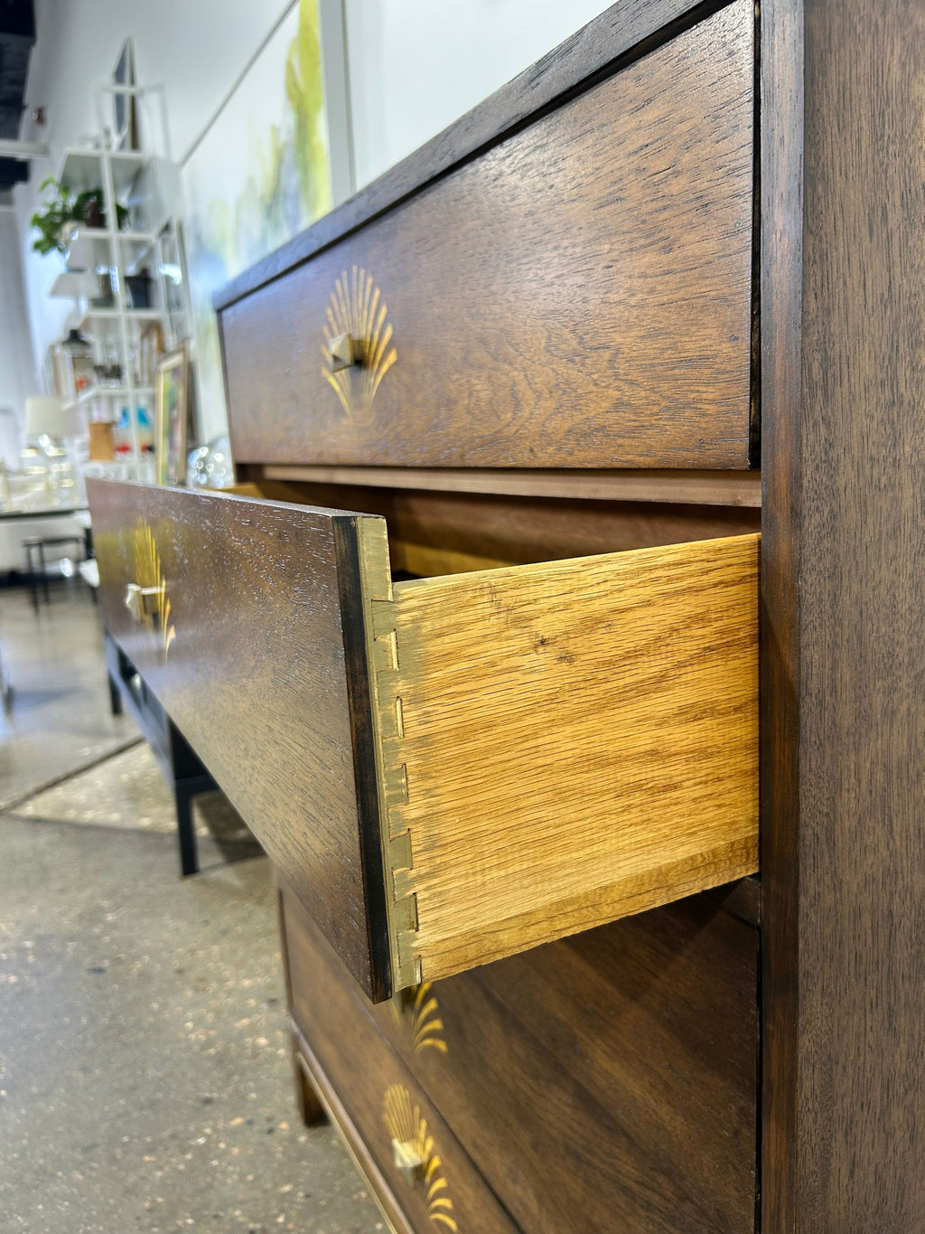 5 Drawer Tall Dresser - Image 5