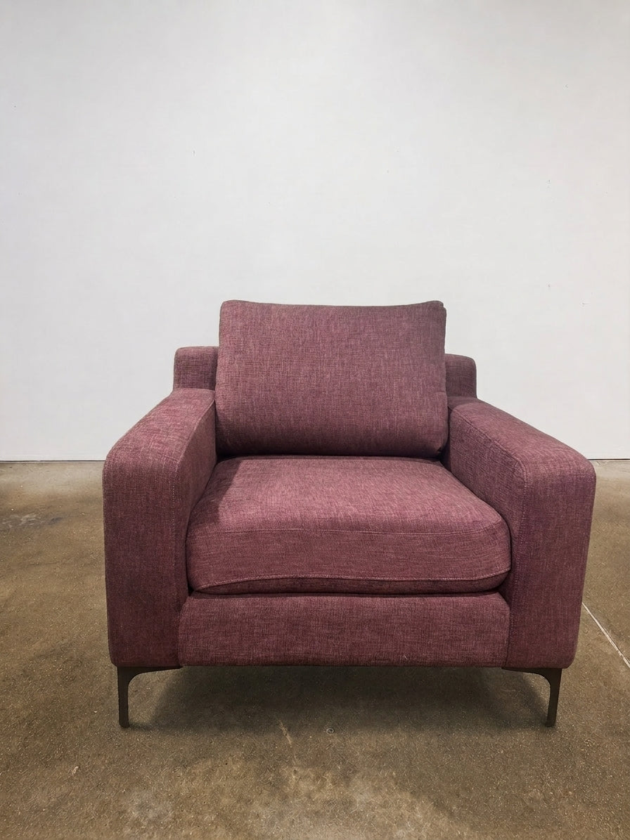 Sloan Accent Chair - Eggplant - Image 1