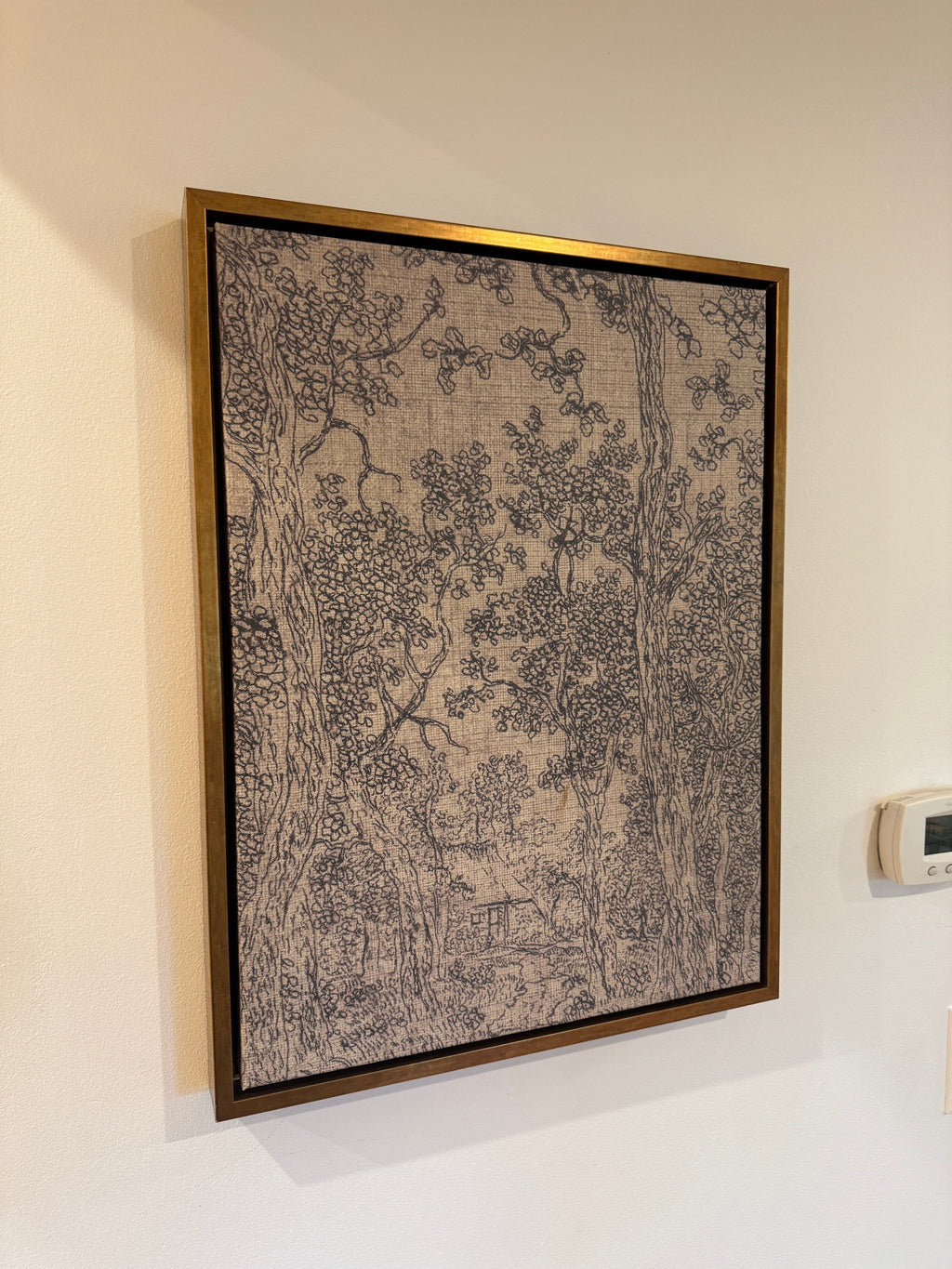Vintage Forest Print Framed - Image 2